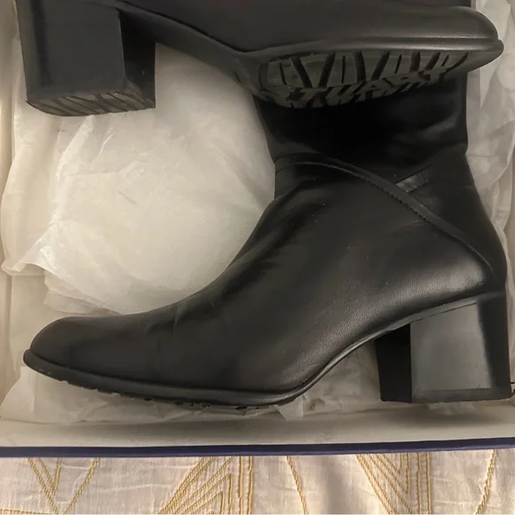 Stuart Weitzman | Black nappa boots - Picture 8 of 11